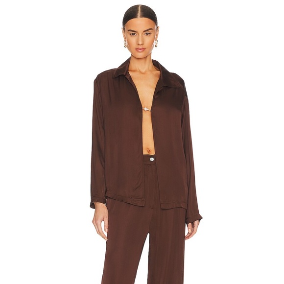 Donni Silky Baroque Pearl Top X Small NWT - Picture 3 of 7